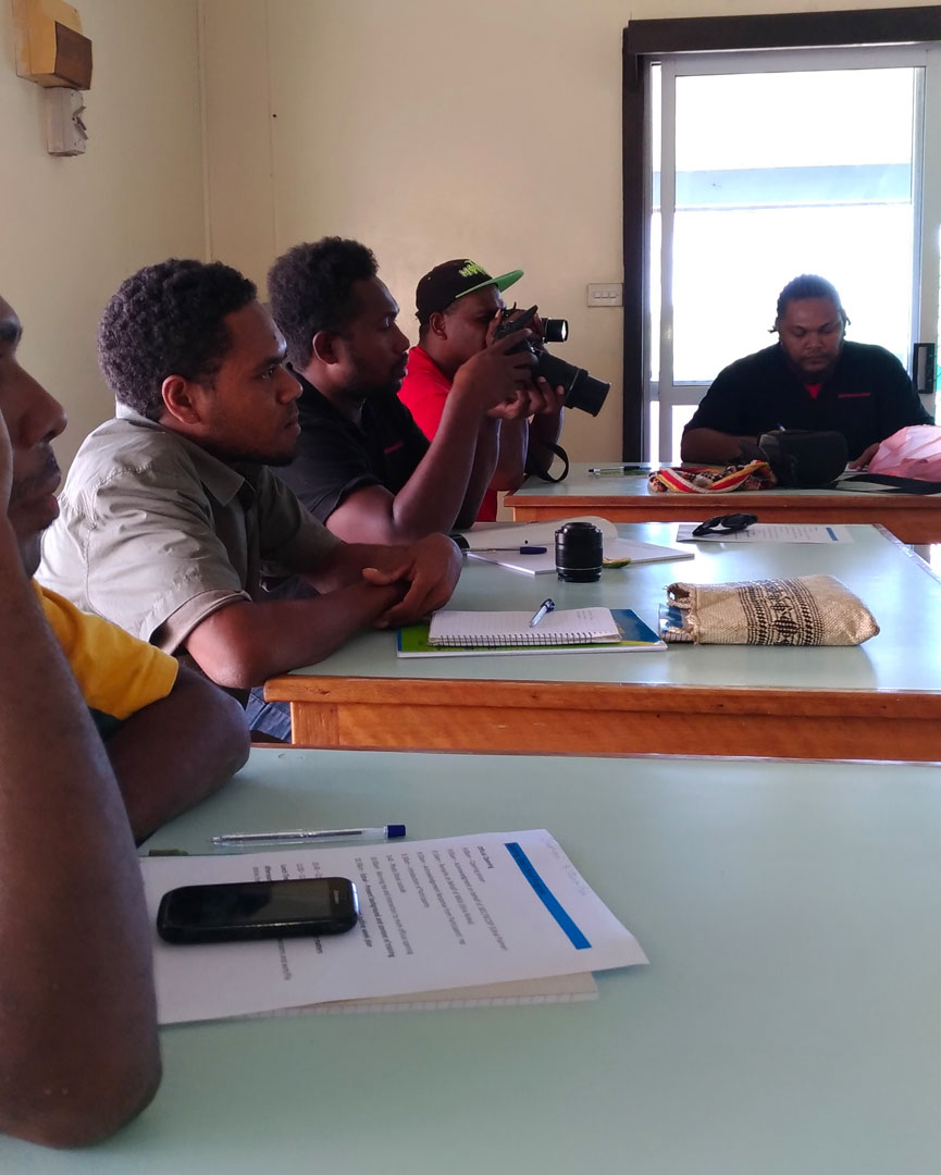 Some of the reporters and Freelancers took part in the Auki, Malaita Election Media Training